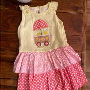 RicRac & Ruffles Lemonade Dress